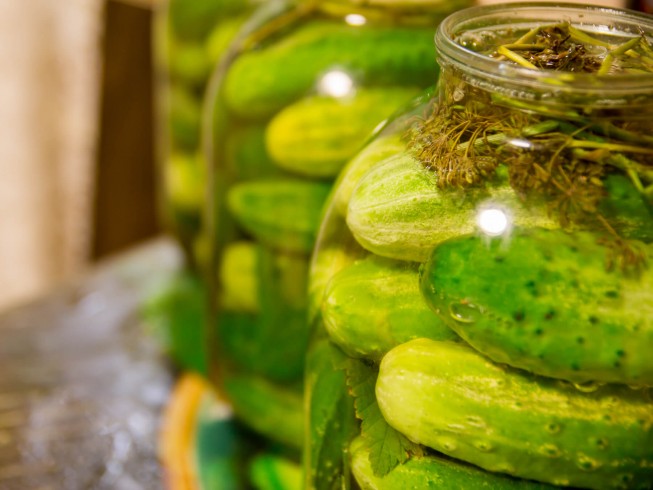 Canning peppers with alum