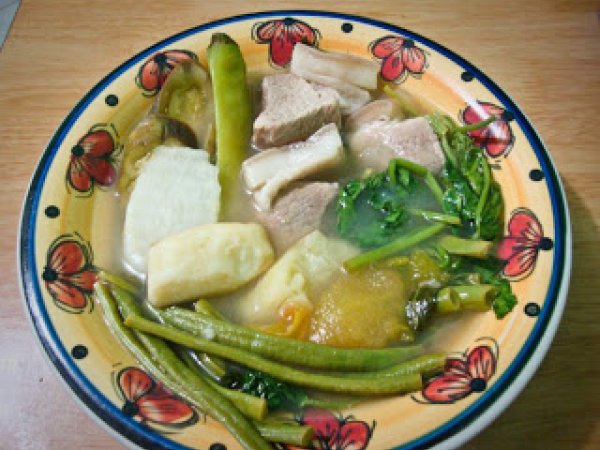 Sinigang na baboy with gabi
