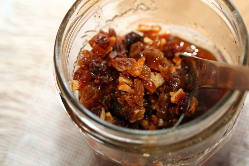 Meatless mincemeat pie
