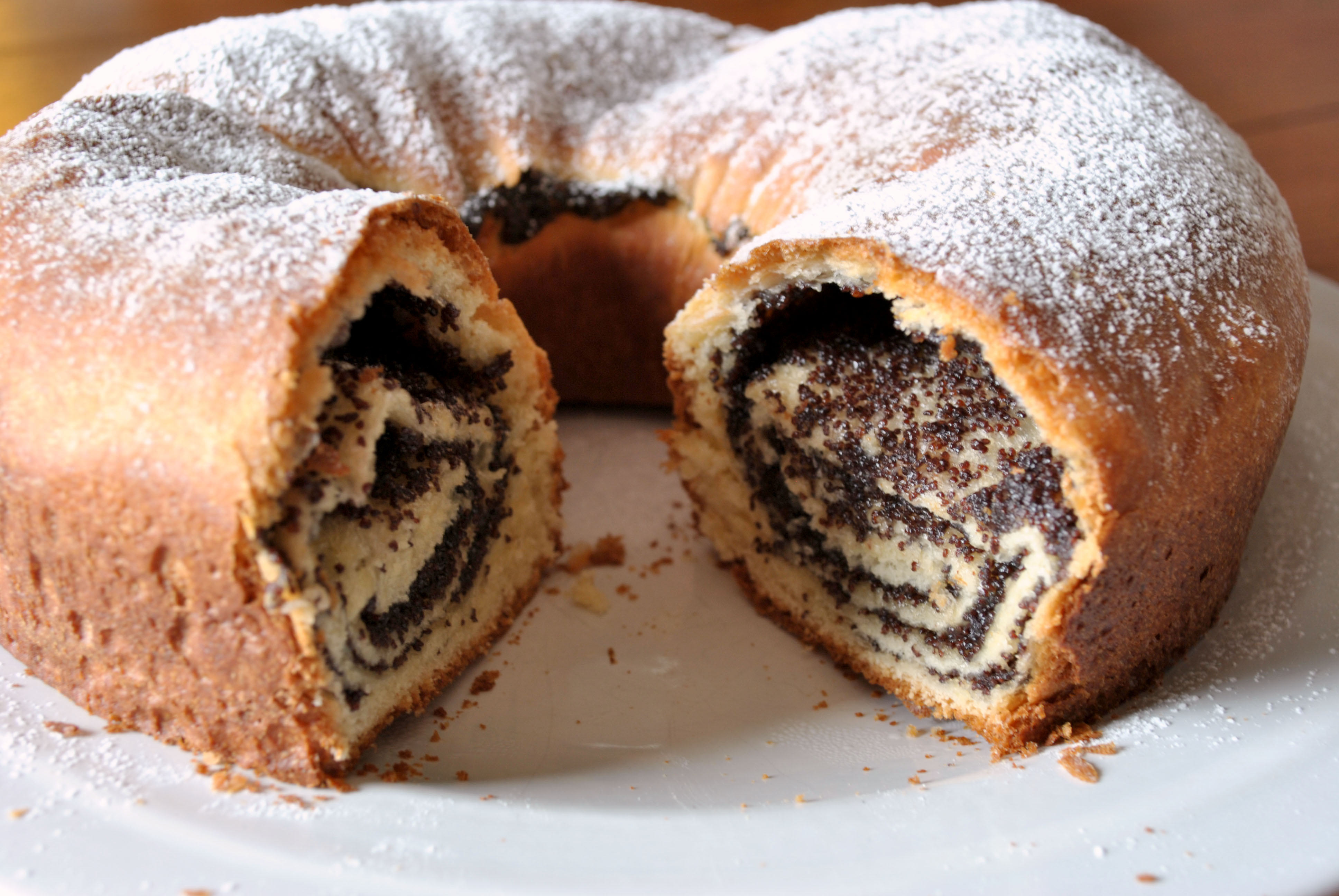 Austrian poppy seed strudel